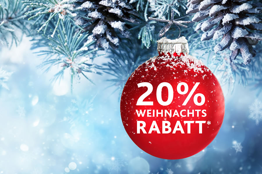 Dezember-Aktion: Weihnachtsrabatt