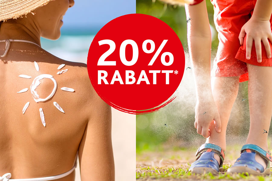 Sommer-Aktion im Juni & Juli: 20 % Rabatt* auf Sonnen- oder Insektenschutz